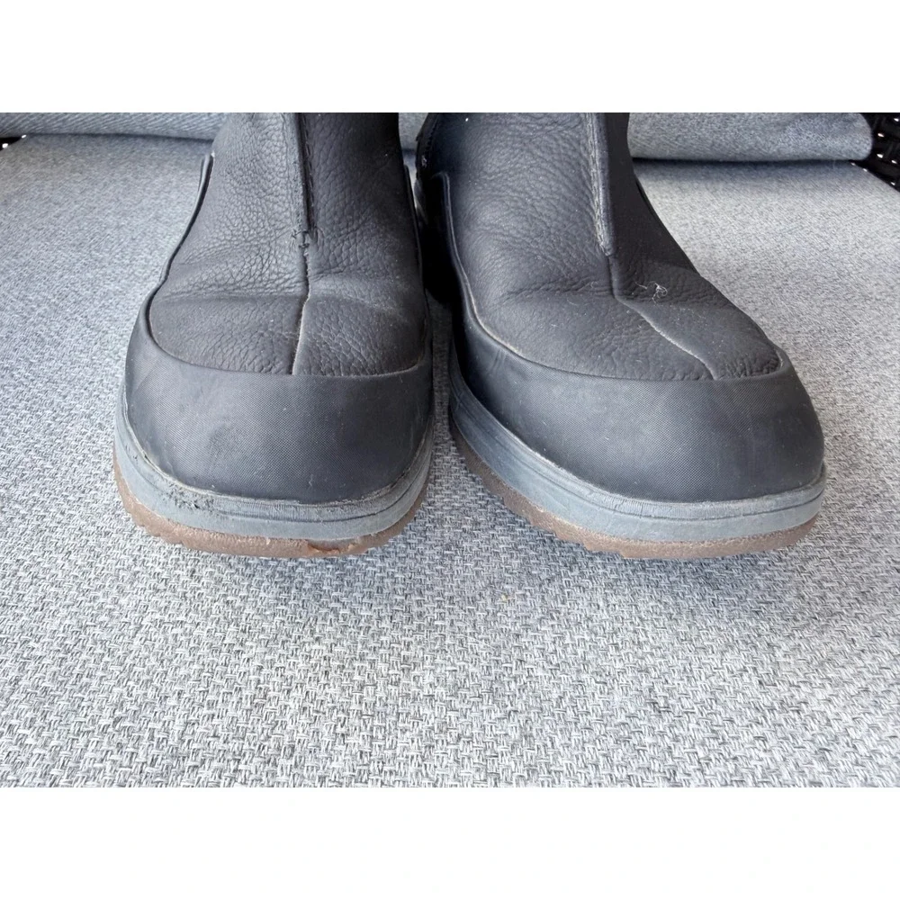 Merrell Winter Boots Womens 8.5 Black Waterproof Insulated Leather Good Buckle